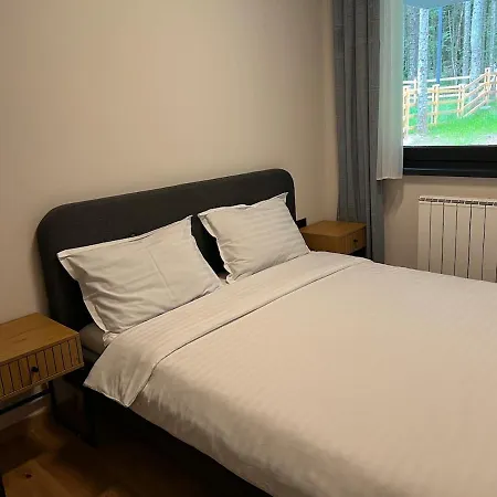 شقة Modern Nordic Forest Retreat On